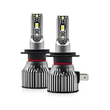 Hallow H7 IP68 Su Geçirmez Araba Led Far Ampuller Gri