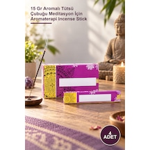 4 Adet Meditasyon Aromalı Çubuk Tütsü 15 Gr Aromalı Tütsü Çubuğu Meditasyon İçin Aromaterapi Incense Stick