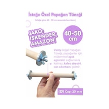 Vixpet Papağan Tüneği 40-50 CM Çapı 25 MM İsteğe Özel Jako Monk Amazon Senegal Konur