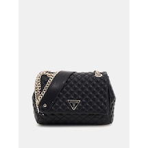 Guess Eco Rianee Kapitone Mini Kadın Çapraz Çanta Hweqg954121 Siyah