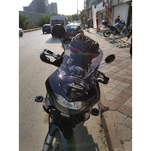 Honda Transalp Xl650 Uzun Cam Koyu Füme Zeus 50Cm 4Mm