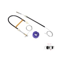 VW Phaeton 3D MK1 2002-2016 Kısa Şase İçin Arka Sol Cam Kriko  Set