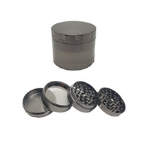 Gri 55 MM Grinder Alloy Herbal Öğütücüsü Parçalayıcı  Rb85gr