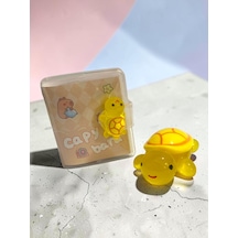 Mini Anahtarlıklı Not Defteri 5x4 Cm Ve Sevimli Kaplumbağa Figür 5x4 Cm - Sarı Mini Anahtarlıklı Not Defteri 5x4 Cm Ve Sevimli Kaplumbağa Figür 5x4 Cm - Sarı