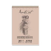 Keskin Karatis Art Spiralli Çizim Defteri 90 G A5