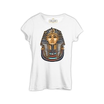 Mısır - Tutankhamun Beyaz Kadın Tshirt 001