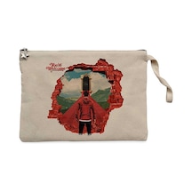 A Day Remember Youre Welcome Krem Clutch Cüzdan / El Çantası Krem