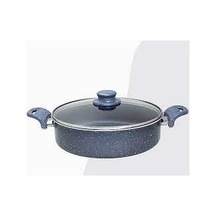 Dora 26 CM Gri Granit Basık Tencere