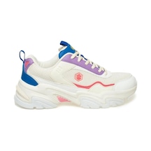 Lumberjack 3w Joanna 3pr Beyaz Lila Kadın Kalın Taban Sneakers Ayakkabı-beyaz Lila Beyaz - Lila