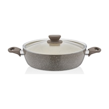 Polo Shef Panamera Granit Ezme Basık Tencere 30 CM