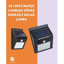 Buğz Kablosuz Solar Led Lamba Bahçe, Veranda, Merdiven Işığı, Otomatik Aç-kapa Sensörlü .