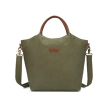 Smart Bags Kanvas Kadın Omuz Çantası Smk Kn-1332 Haki