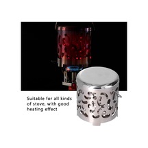 Mini Çadır Isıtıcı, Çadır Isıtma Kapağı Kamp Isıtıcı Soba Paslanmaz Çelik, Yatak İçin Açık Havada Saplı, Yürüyüş İçin Piknik İçin Altın