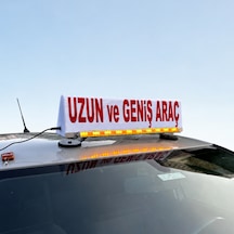 Uzun Ve Geniş Araç Mıknatıslı Tepe Lambası