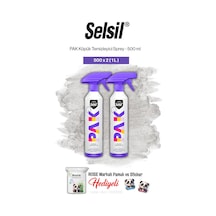 Selsil Pak Köpük Temizleyici Sprey 500 Ml 2 Adet Ve Rosie Pamuk