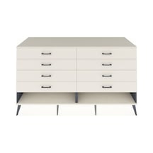 Kronos Konsol 8 Çekmeceli 176x59x99 Antrasit-aytaşı Antrasit-aytaşı