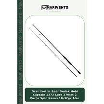 Özel Üretim Spor Sudak Hobi Captain 1373 Lure 270cm 2 Parça Spin Kamış 10-32gr Atar Standart