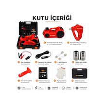 Prohummer Phm314 Elektrikli Kriko Seti - 5 Ton Hidrolik Kriko + Hava Pompası + Bijon Anahtarı + Led Fener