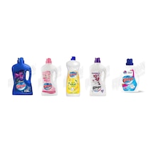 Bingo Yüzey Tem. Fresh 2.5 Lt + Yüzey Tem. Fresh 2.5 Lt + Sıvı Bulaşık Deterjanı 1500 Ml + Yüzey Tem. Fresh 2.5 Lt + Sıvı Deterjan Amber 2600 Ml 5'li Set Diğer