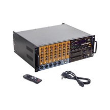 Magıcvoıce Mv-1213 Küp Mixer Anfi Usb Bt Uk Rms100w Max 800w 6 Zon+99dsp+4-16-70-100v Trafolu