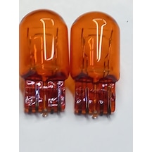 12v T20 Büyük Dipsiz Turuncu Çift Duy 1016 Ampul 2 Adet Turuncu