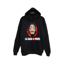 Çocuk Sweatshirt La Casa De Papel Baskılı Siyah