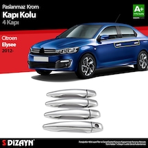 Citroen C-Elysee Krom Kapı Kolu 4 Kapı 2012 Üzeri P. Çelik