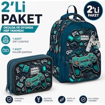 Coral High Nefti Gamer Sırt Çantası 14423+ Kalemlik 11155 Çok Renkli