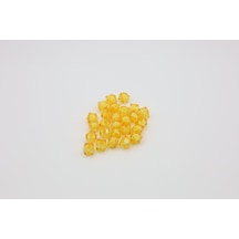 Akrilik Küp Boncuk 10 Mm 10 Mm / Sarı