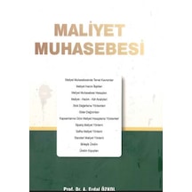 Maliyet Muhasebesi Prof.dr.erdal Özkol, Dr. Öğr. Üyesi Mehmet İlker Karakelleoğlu