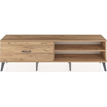 Arges Tv Ünitesi Tek Raflı Tek Çekmeceli 176x30x51 Çam-çam/çam Atlas Çam/atlas Çam