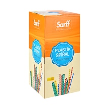 Sarff 25mm.mavi Delux Plastik Spiral 50 Adet