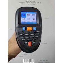 Tazga Tsc 1502-3 Kablosuz Barkod Okuyucu Ekranlı