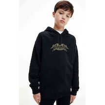 Tshirthane Metallica Metal Rock Music Baskılı Unisex Çocuk Kapüşonlu Sweat (528836598) Siyah