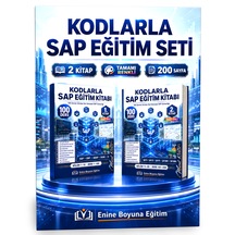Kodlarla Sap Eğitim Seti 2 Kitap, 200 Ders, Tamamı Renkli