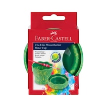 Faber-castell Suluboya Suluğu Fıça Kabı Click Go Yeşil Marble 5292181528000 Bordo