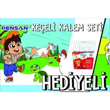 30x120 Boyama Rulosu Yaman Çiftlik Hayatı + Pensan 12'li Keçeli B