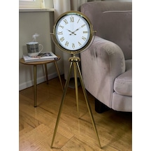 Büro Ev Ofis Hediyesi İçin Golden Elite Roma Tripod Ayaklı Saat Diğer
