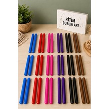 Midex Orf-bt-25-18x Örf Aletleri Seti Ritim Çubuğu Paketi 25 Cm Karbon Fiber Toptan Paket-2 18 Çift