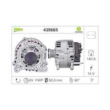 Vw Passat B6 Sarj Dinamosu 1.4 2008-2010 Caxa Valeo 439665