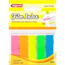 Bigpoint Yapışkanlı Film Index 5 Renk 30'lu Paket