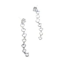 Zirkon Taşlı Küpe - Gümüş Çok Renkli 69608694