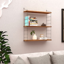 Endpa Armoni 3 Raflı Set 20x72 Cm Yerli Ceviz Diğer
