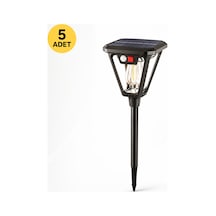 Ct 7318 Sakura Solar Bahçe Armatür 25w 3200k Gün Işığı 5 Adet Beyaz