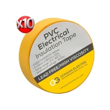 Valta 0.13mmx18mmx10m Elekrik İzolasyon Bandı Sarı - 10lu Paket