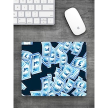 Dolar Baskılı Dikdörtgen Mouse Pad