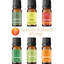 Ferahlık & Enerji 6'lı Set Oda Kokusu Esansı - Zindelik 6x10ml Karışık