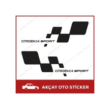 Citroen C4 Sport Sticker Citroen C4 Sticker Citroen Oto Sticker