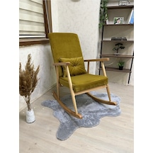 Asedia Trend Naturel Hardal Sallanan Sandalye