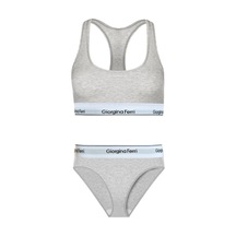 2 Li Set Kadın Günlük Kullanıma Uygun Spor Bralet + Slip Külot Elsa